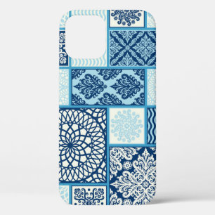 Case-Mate iPhone Case Carreaux de patchwork, arrière - plan transparent.