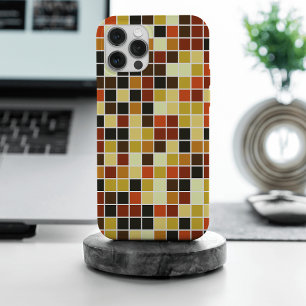 Coque Case-Mate iPhone Carreaux de piscine, Carreaux de mosaïque Brown, M