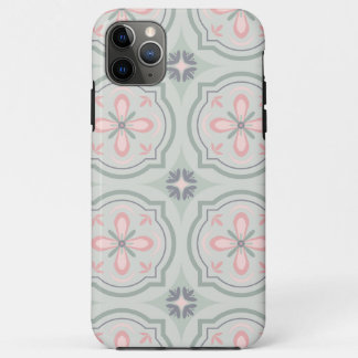 Case-Mate iPhone Case Carreaux Floraux Pastel Verts