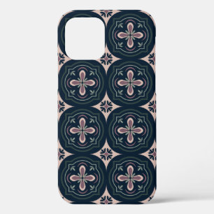 Case-Mate iPhone Case carreaux géométriques floraux de couleur terreuse