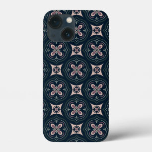Case-Mate iPhone Case carreaux géométriques floraux de couleur terreuse