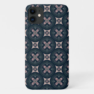 Case-Mate iPhone Case carreaux géométriques floraux de couleur terreuse