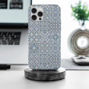 Coque Case-Mate iPhone Carreaux Méditerranéens, Marocains, Majolique, Azu