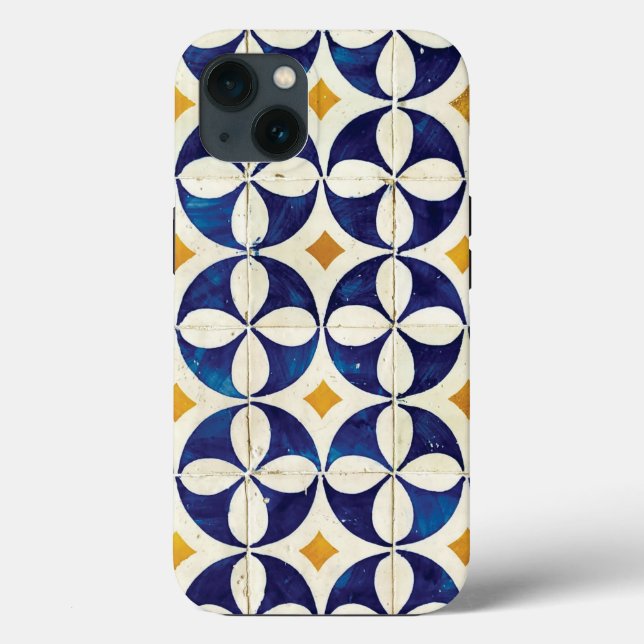 Coques Case-Mate iPhone Carreaux portugais - Azulejo Motif Design (Verso)