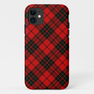 Coques Pour iPhone carreaux rouge et noir tartan Brodie
