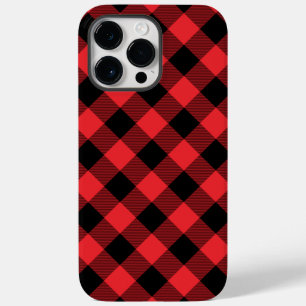 Coque Case-Mate iPhone Carreaux Rouge Noir Buffalo