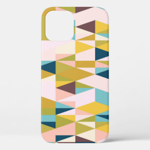 Case-Mate iPhone Case Carreaux triangles colorés, arrière - plan vintage