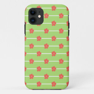 Case-Mate iPhone Case Carreaux verts floraux