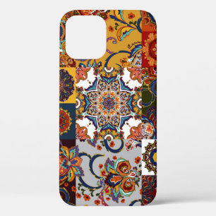 Case-Mate iPhone Case Carrelage en Patchwork coloré : style de poterie d