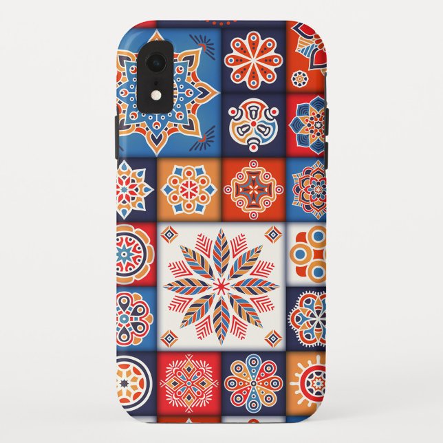 Coques Case-Mate iPhone Carrelage floral (Créateur téléchargé)