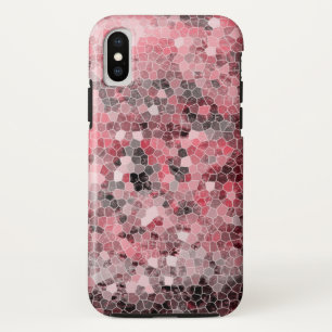 Case-Mate iPhone Case Carrelage mosaïque gris rose