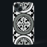 iPhone 13 Coque Carrelage Renaissance Décor<br><div class="desc">Shakespeare aurait aimé placer ce motif de carreaux de rosette de la renaissance décorative dans sa maison. Pour en acheter un ou en acheter deux,  c'est la question ! Pour tous les amateurs de design feuille et à feuilles !</div>