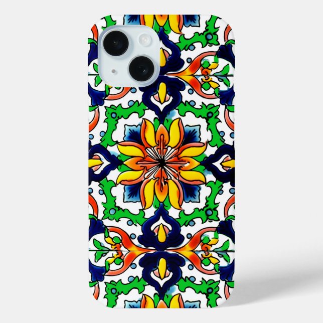 Coques Case-Mate iPhone Carrelage Talavera Mexicaine No 6 (Verso)