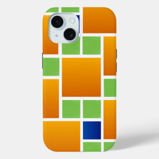 Coque Case-Mate iPhone Carrés à dégradé orange