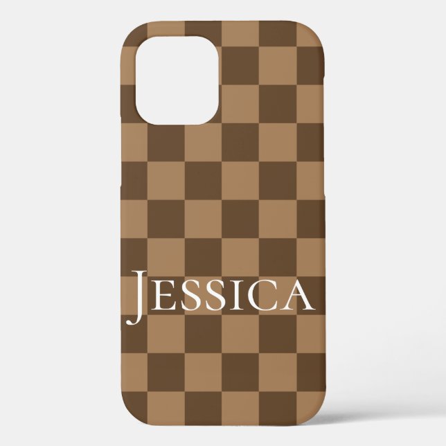 Coques Case-Mate iPhone Carrés au chocolat doux (Verso)