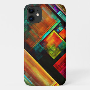 Case-Mate iPhone Case Carrés colorés Motif d'art Abstrait moderne #04
