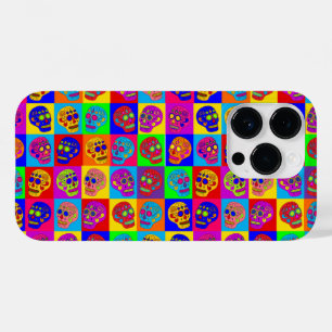 Coques Pour iPhone Carrés Crâne de Sucre