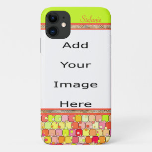 Case-Mate iPhone Case Carrés de couleur rayés