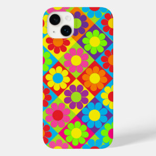 Coque Case-Mate iPhone Carrés Pop Flower Power
