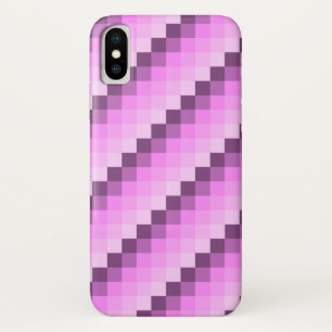 Coques Pour iPhone Carrés roses et violets