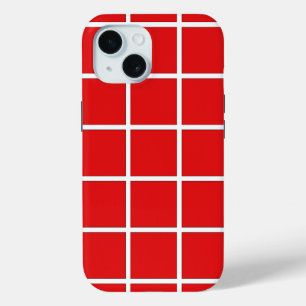 Coque Case-Mate iPhone Carrés rouges Ferrari