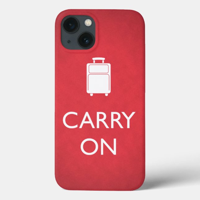Coques Case-Mate iPhone CARRY ON - Luggage - Funny Red iPad Case (Verso)