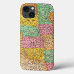Etui iPhone 13 Carte 3 des États-Unis