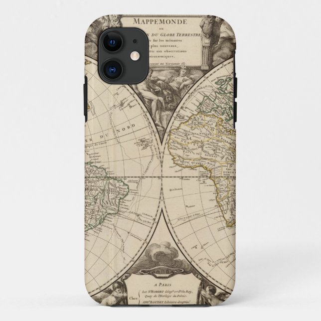 Coques Case-Mate iPhone Carte 9 du monde (Dos)