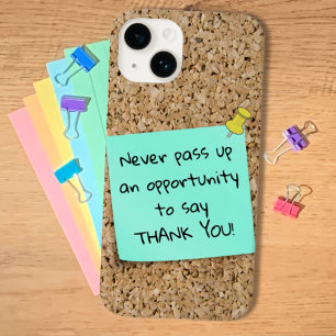 Coque Case-Mate iPhone Carte à liège à message du Modèle de notes Turquoi