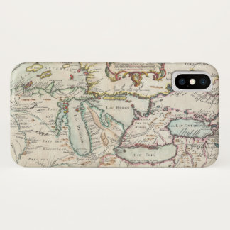 Case-Mate iPhone Case Carte antique des Great Lakes