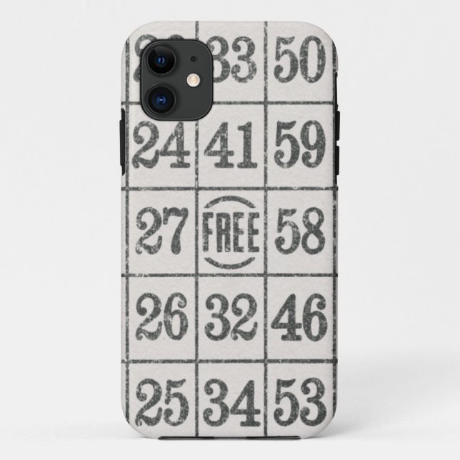 Coques Case-Mate iPhone Carte Bingo (Dos)