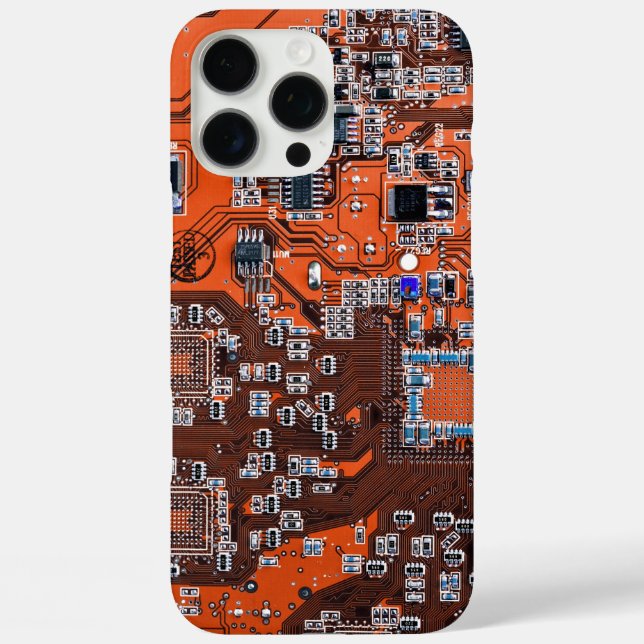 Coques Case-Mate iPhone Carte circuit imprimé circuit orange PCB (Verso)