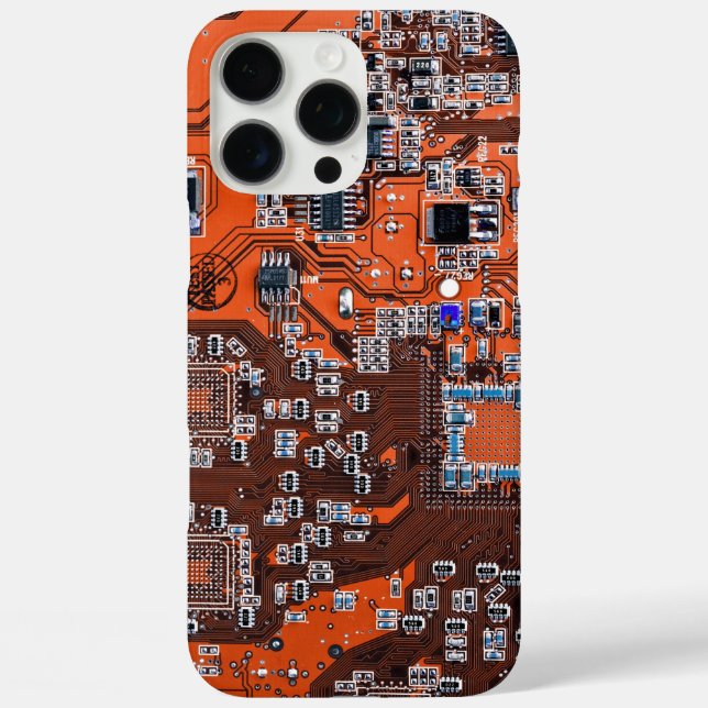 Coques Case-Mate iPhone Carte circuit imprimé circuit orange PCB (Verso)