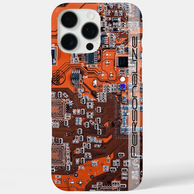 Coques Case-Mate iPhone Carte circuit imprimé circuit orange PCB (Verso)