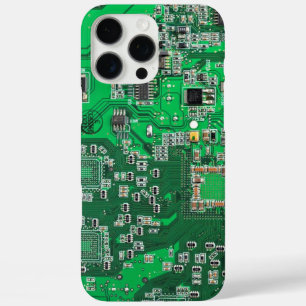 Coque iPhone 16 Pro Max Carte circuit imprimé circuit vert PCB