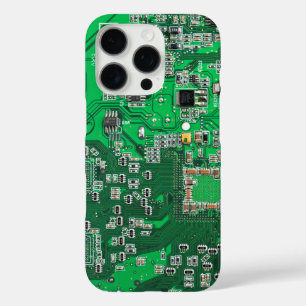 Coque iPhone 16 Pro Carte circuit imprimé circuit vert PCB