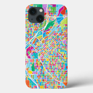 Etui iPhone Case-Mate Carte colorée de Denver