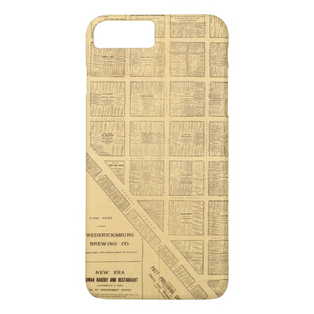 Coques Case-Mate iPhone Carte d'affaires de San Francisco (Dos)