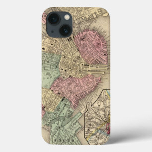 Case-Mate iPhone Case Carte de Boston par Mitchell