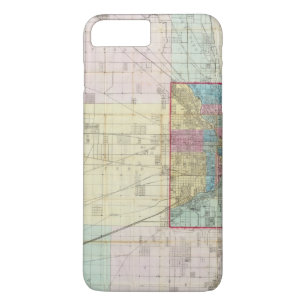 Coque iPhone 7 Plus Carte de Chicago