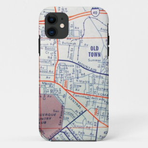 Coques Pour iPhone Carte de cru d'ALBUQUERQUE