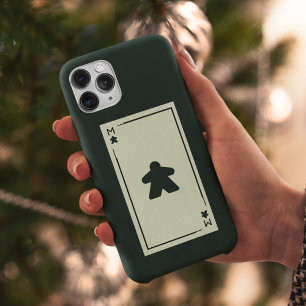 Case-Mate iPhone Case Carte de jeu Ace Meeple noir et blanc