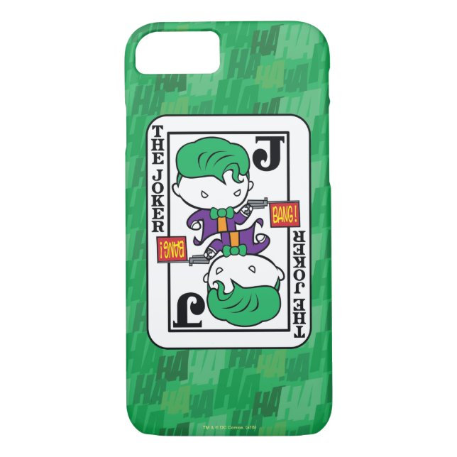 Coques Case-Mate iPhone Carte de jeu Chibi Joker (Dos)