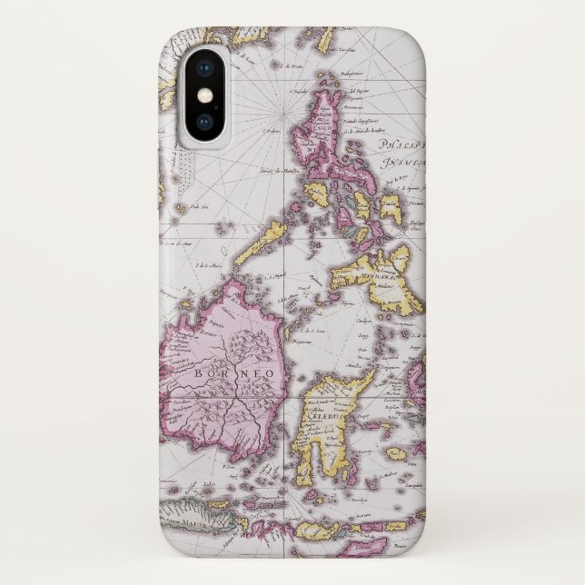 Coques Case-Mate iPhone Carte de la Chine et de l'Indonésie | 1710 (Dos)
