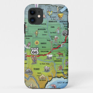 Case-Mate iPhone Case Carte de la route historique 66