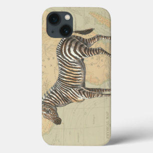Etui iPhone Case-Mate Carte de l'Afrique et un zèbre