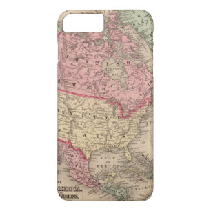 Etui iPhone Case-Mate Carte de l'Amérique du Nord par Mitchell