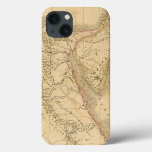 Etui iPhone Case-Mate Carte de l'Egypte, de la Palestine et de l'Arabie