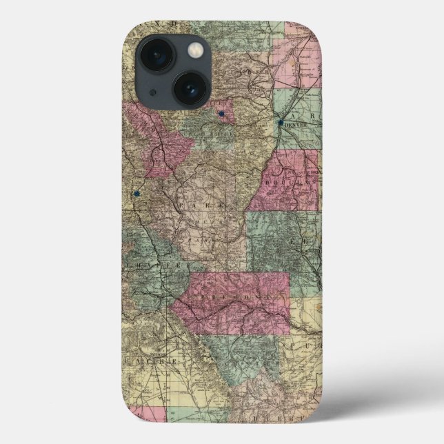Coques Case-Mate iPhone Carte de l'État du Colorado (Verso)
