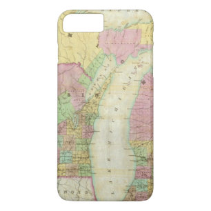 Coques Pour iPhone Carte de l'état du Michigan